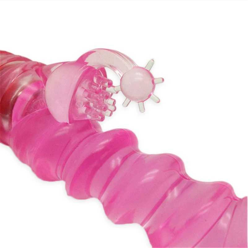 Triple Star Vibrator Massage Stick girl Waterproof Masturbation Round Bead Gspot Brush AV Clitoris Orgasm Squirt Stick Sex ToysXJ250218