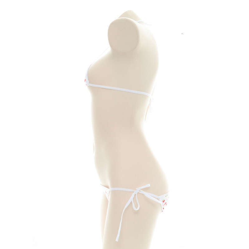 Mini and Ultra Small Lace Up Strawberry Bikini Three-point Leakage Low Waist Set Split Underwear S0315 Designer Swimsuit Women New Product New Arrival