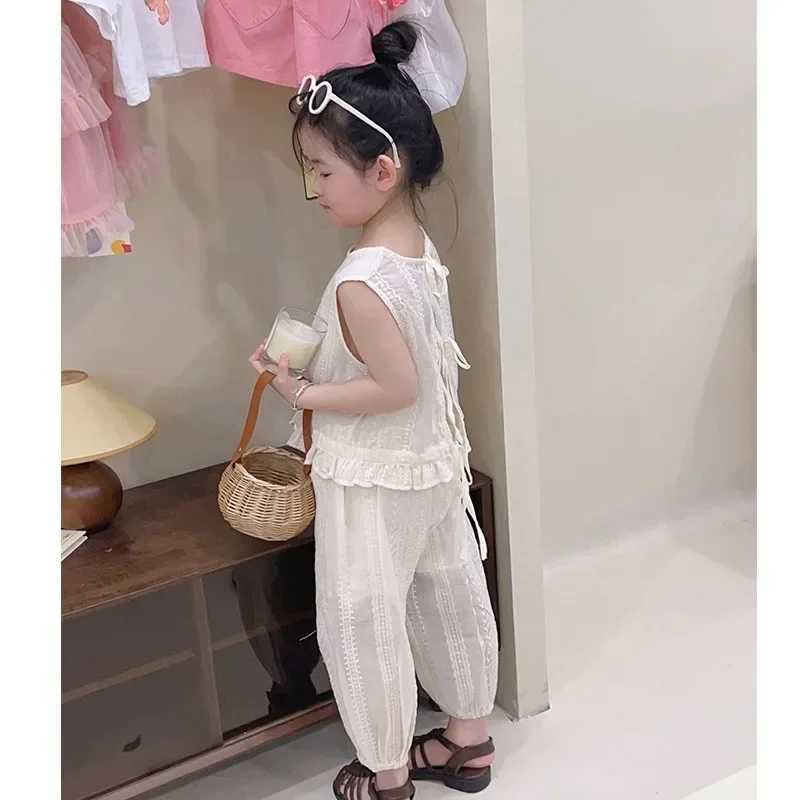 Girls Clothing Set Summer New Childrens Baby Top and Pants Two Piece Set Girls Summer Outfit W250218