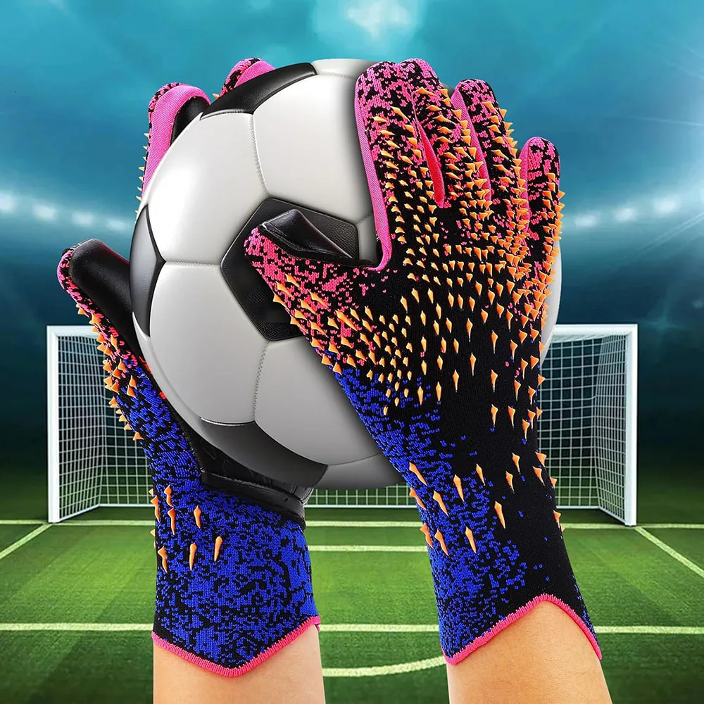 Soccer Goalkeeper Gloves Goalie Training Gloves Strong Grip Anti-slip and Football Sports Training for Adults and Children 250214