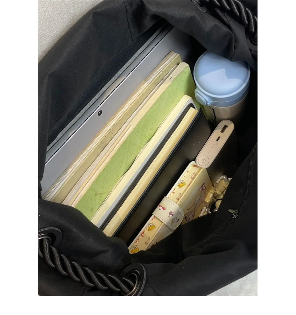 Black Nylon Women Crossbody Bags Fashion Wide Shoulder Strap Casual Tote Pack Simple All-Match Female Commute Messenger Bag 250217