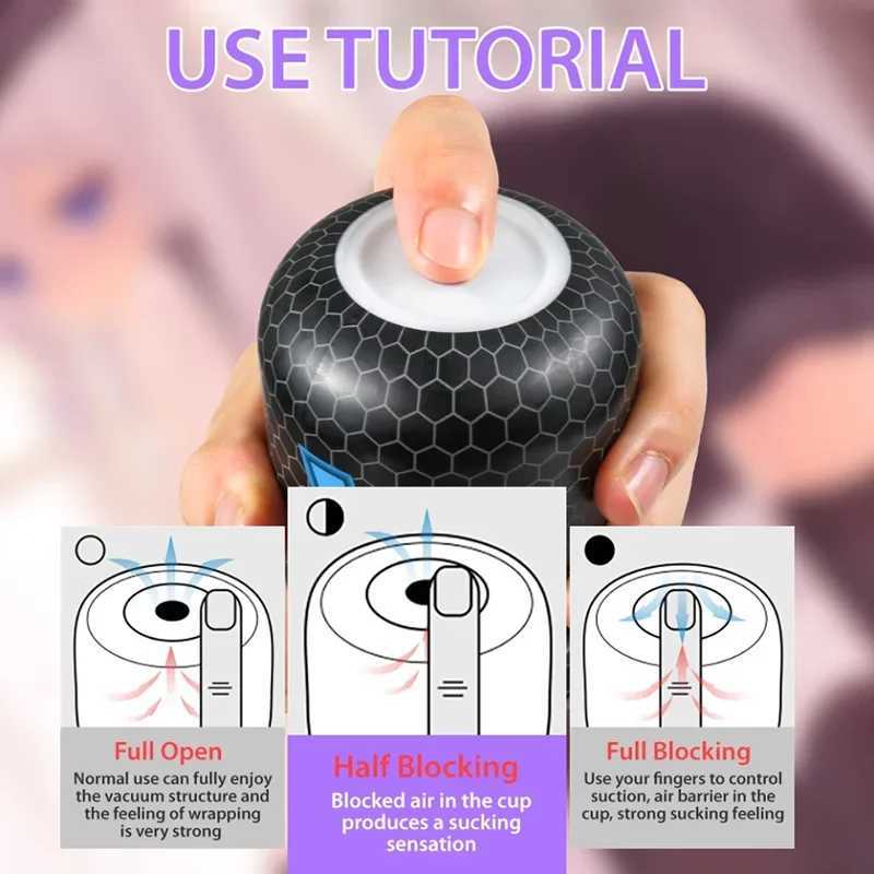 WAVE Powerful Sucking Masturbation Cup Realistic Anal Vagina Pocket Pussy Blowjob Massager Male Masturbator Sex Toys for Men 8+ W250218