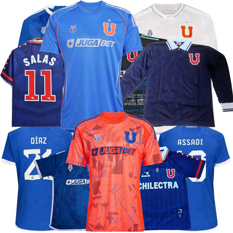 Retro 1996 1998 2011 2024 2025 Universidad de Chile Soccer Jerseys Club GUERRERO L.MUSRRI ASSADI DIAZ PALACIOS SALAS MORA E.VARGAS vintage football shirt