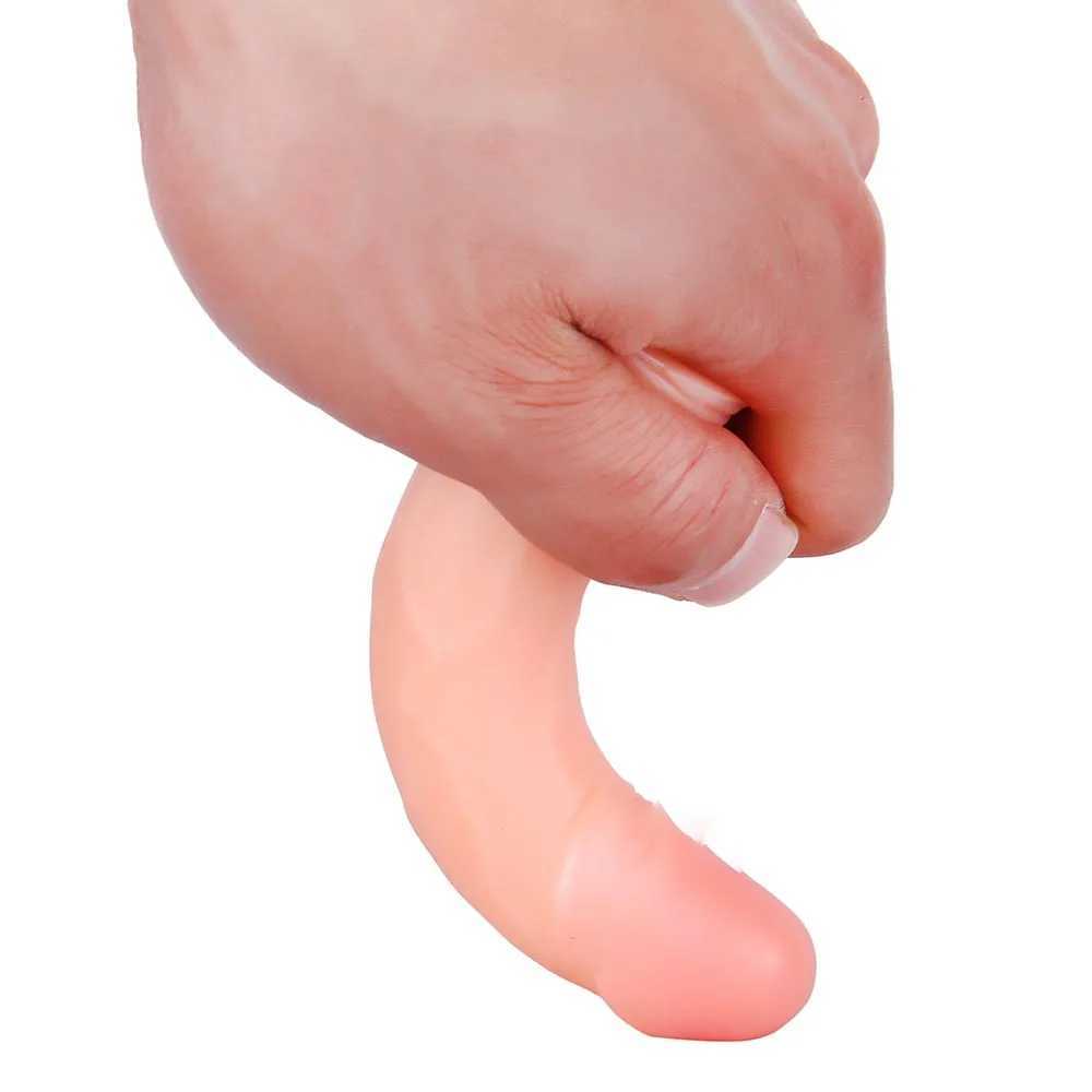 Real Dick With Suction Cup NO Vibrator Sex Toys for Woman Female Masturbator Mini Penis Realistic Dildo Artificial Cock Vibrator W250218