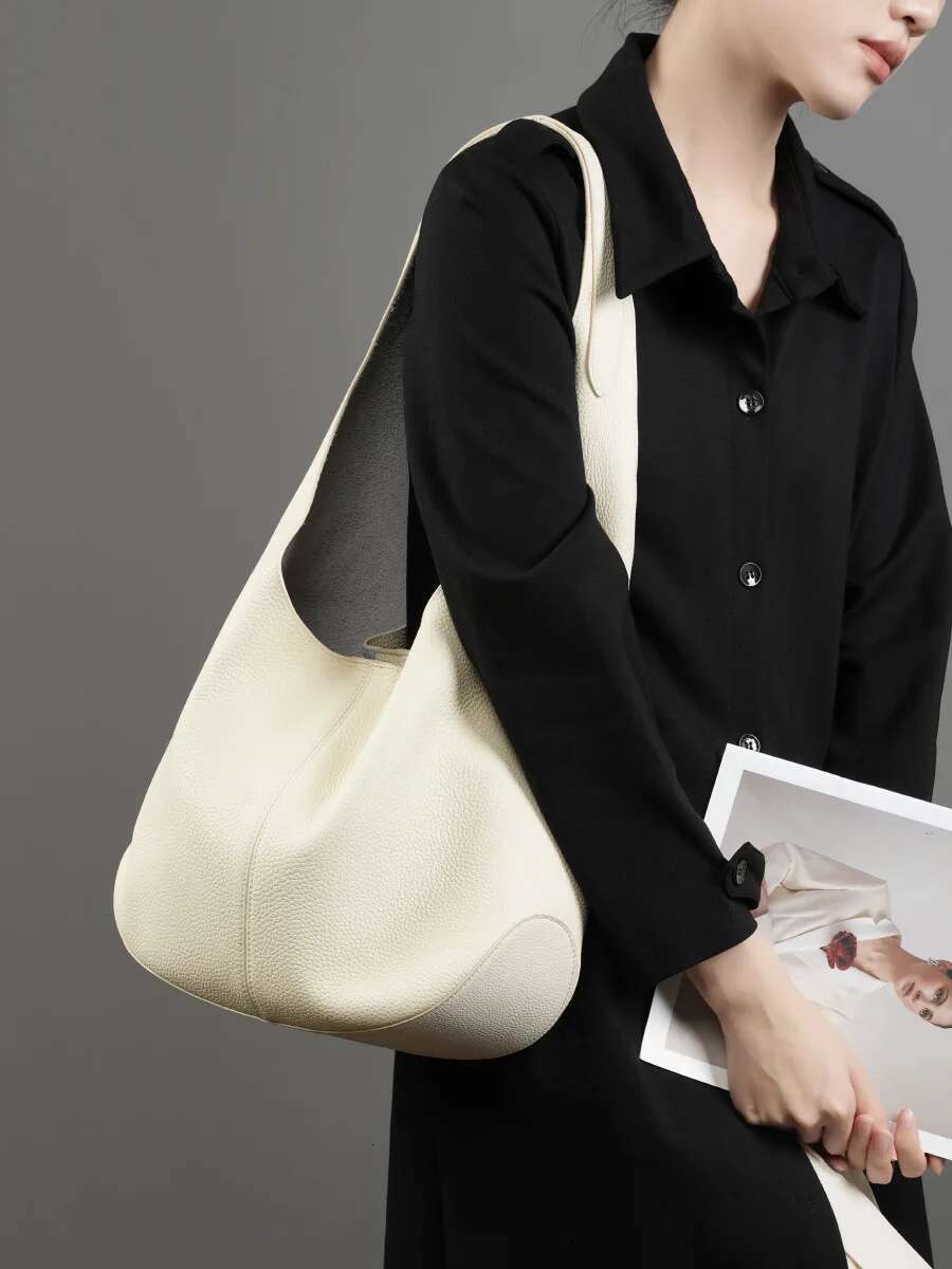 YANATARI Genuine Leather Women Large Capacity Tote Bags Woman Ladies Handbags Big Shoulder Shopping Bag