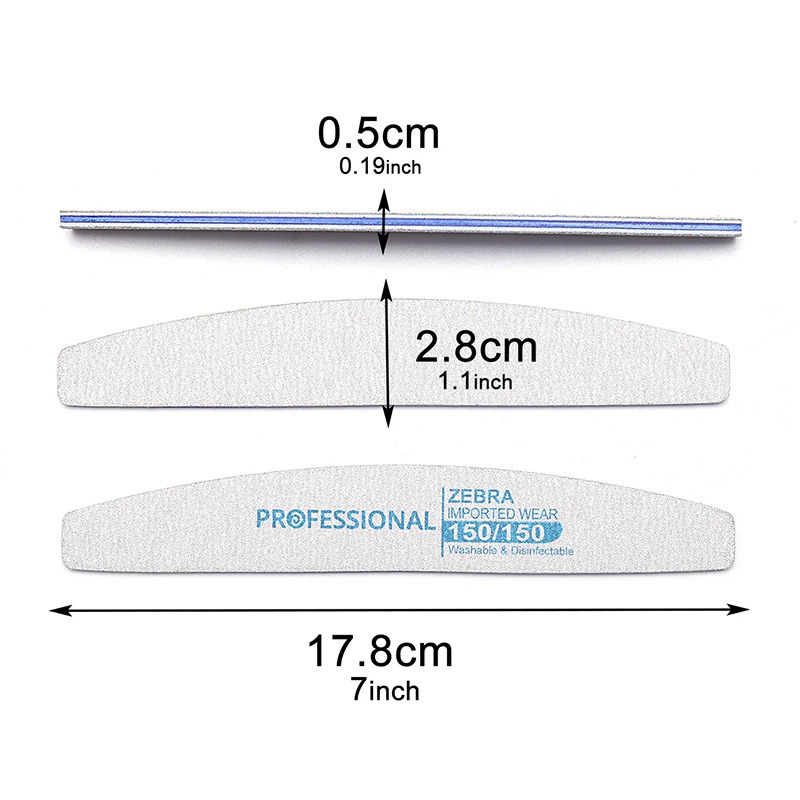 20Pcs Acrylic Nail File And Buffer Kit Nail Supplies Stylist Professional Nail Files For Plastic/Natural Nails Polishing Files 250214