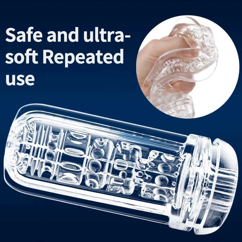 Sex Toys for Men Male Masturbator Cup Soft Vagina Pussy for Penis Stimulation Adult Endurance Exercise Vacuum Pocket Cup Stroker W250218