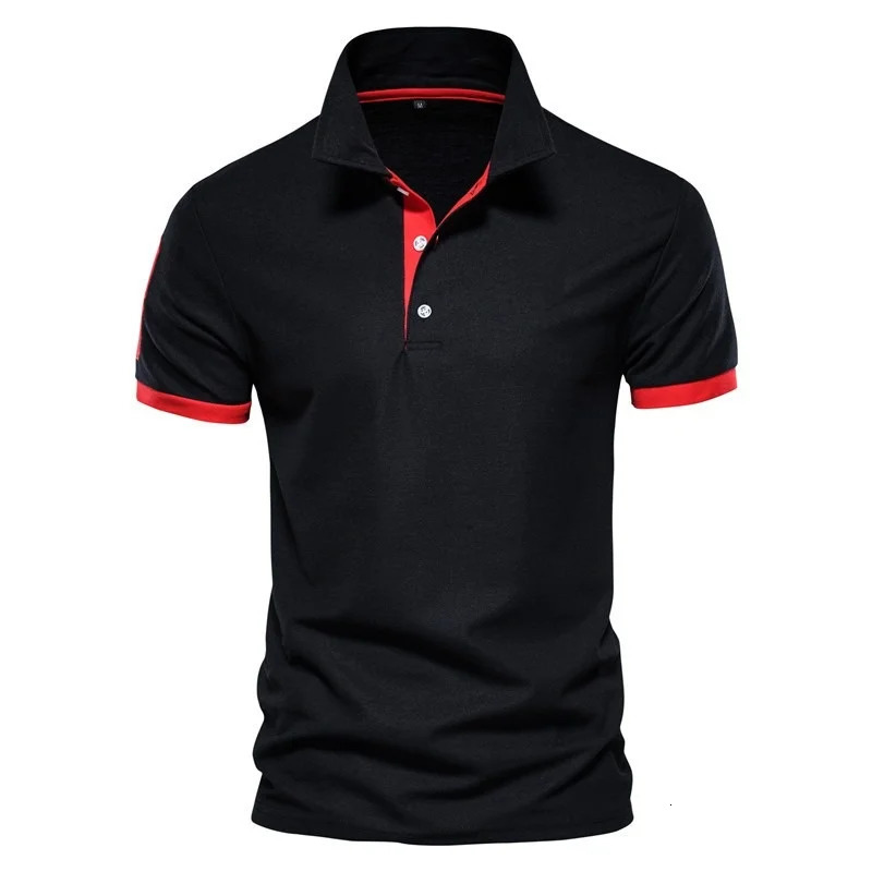2024 Mens Spring and Autumn Casual Comfortable Polo Shirt Selling Fashion Mens Business Long Sleeve T-Shirt 250217