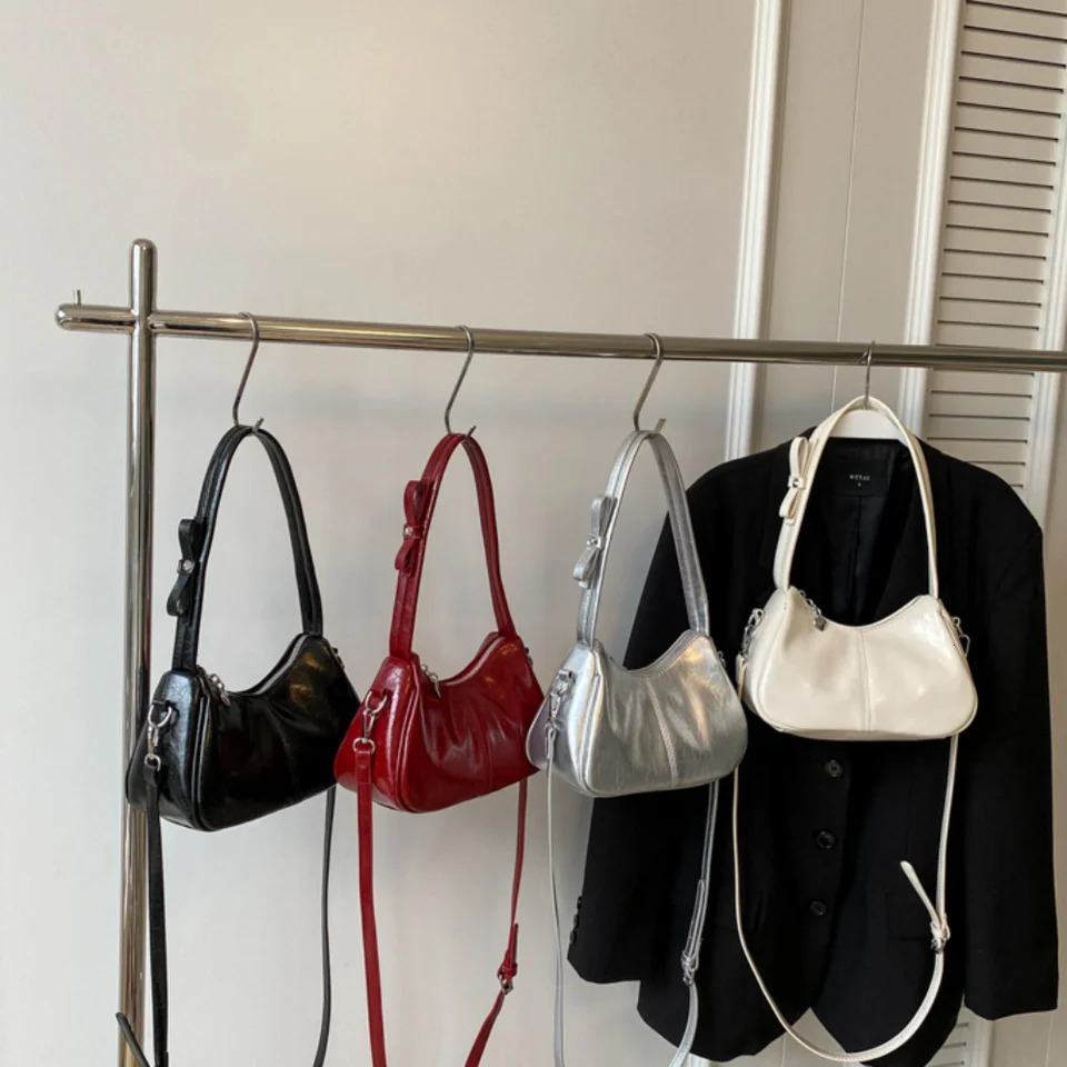 Red Shoulder Crossbody Bags for Women Handbag and Purses Ladies Messenger Bags Trendy 250214