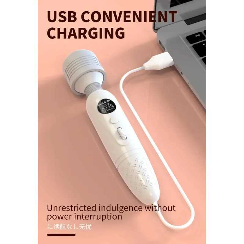 Heating Wand Massager For Sensual Plea Female Masturbator Self-plea And Couples Play For Women Clit Stimulator Sex ToyXJ250218