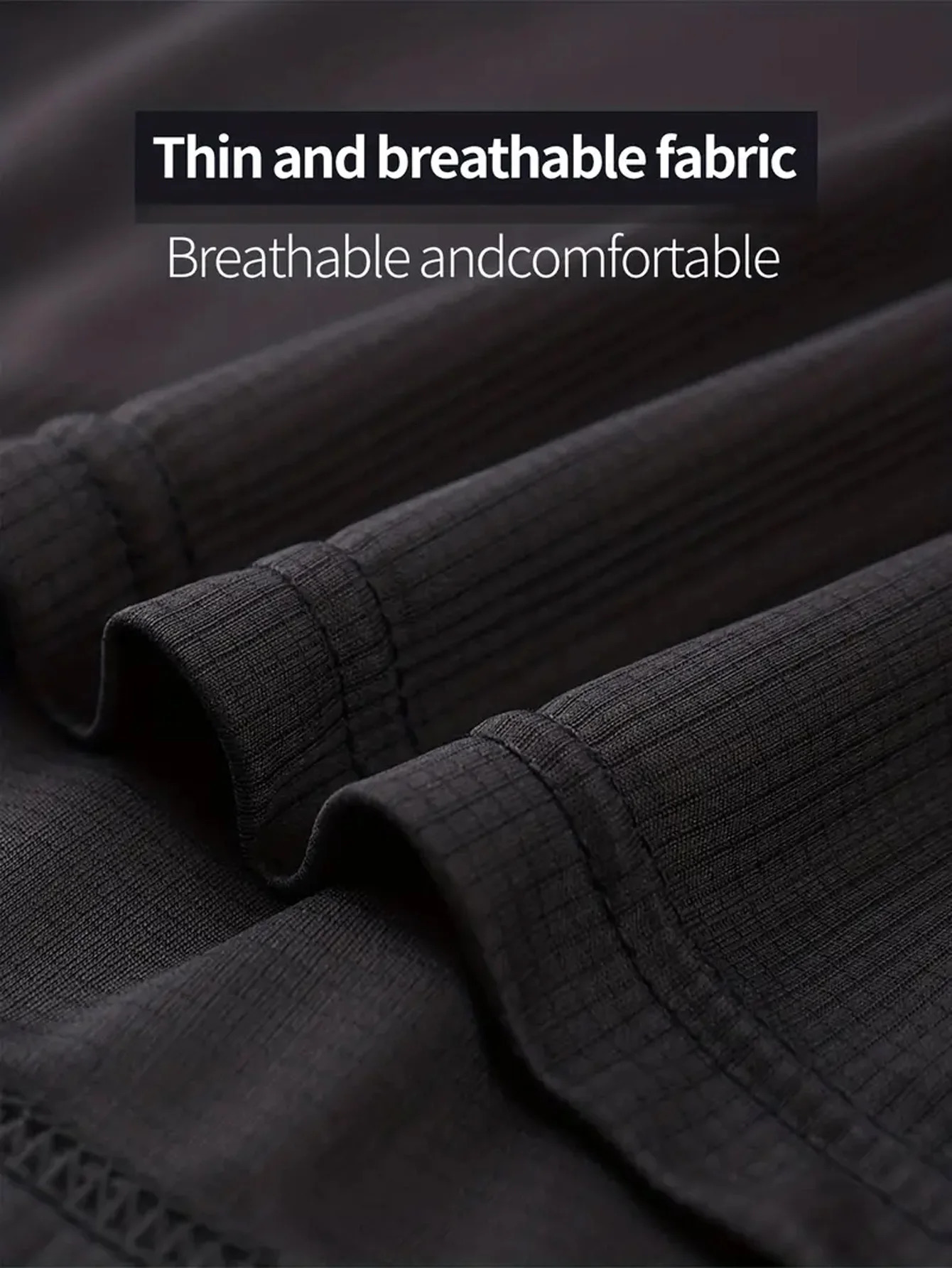 Round Neck T-Shirt 3-Piece Black Ultra-Light Mens Quick-Drying Breathable Sweat-Absorbent Shirt Suitable for Fitness Gym and Ru 250217