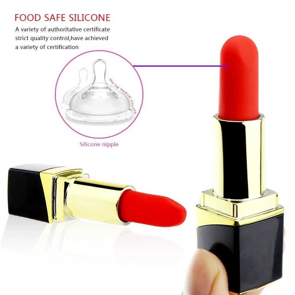 Magnetic suction charging lipstick jump female massage vibration masturbation AV stickXJ250218