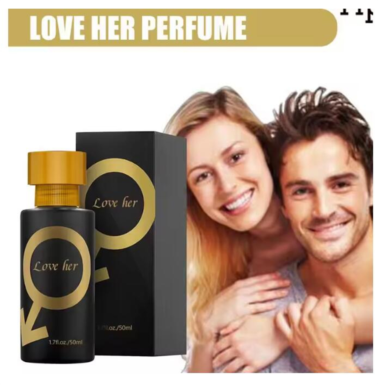 50ML Love Her Lure Her Him Perfume Charm Perfume Intimate Partner Sex Perfume Pheromone Perfume For Men Women Body Spray Fragrance
