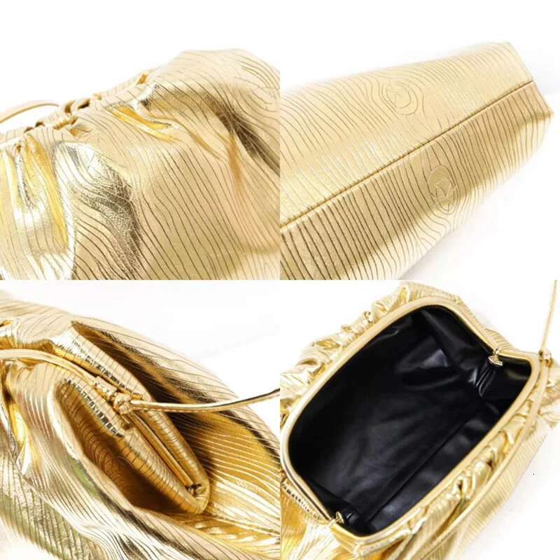 Women's fashion vintage Cloud Bag woven dumpg Commuter shoulder crossbody bag