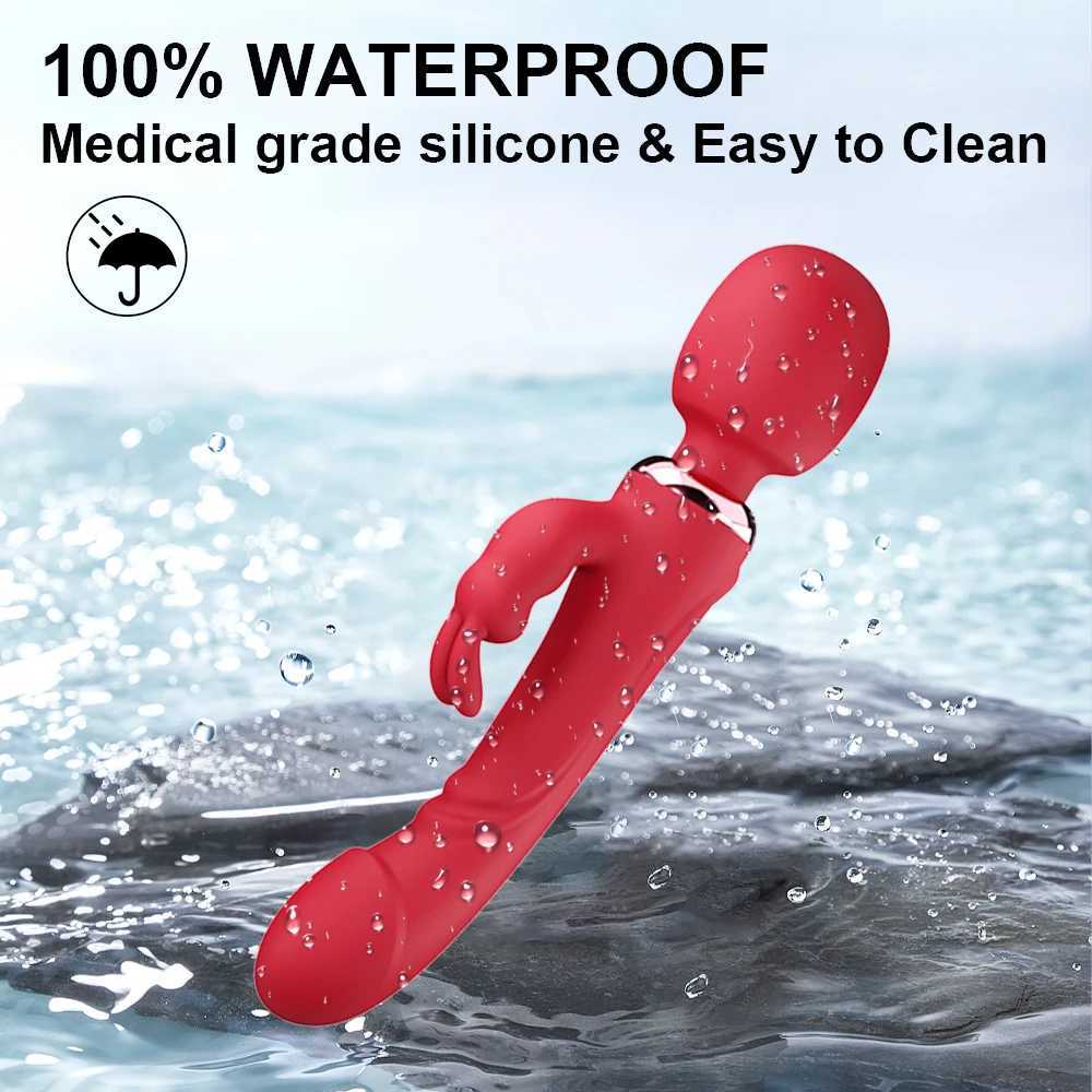 The Latest High End Three Head Vibrator Instant Orgasm Mute Clitoris G Spot Nipple Women Masturbation Device Adult Sex ToyXJ250218