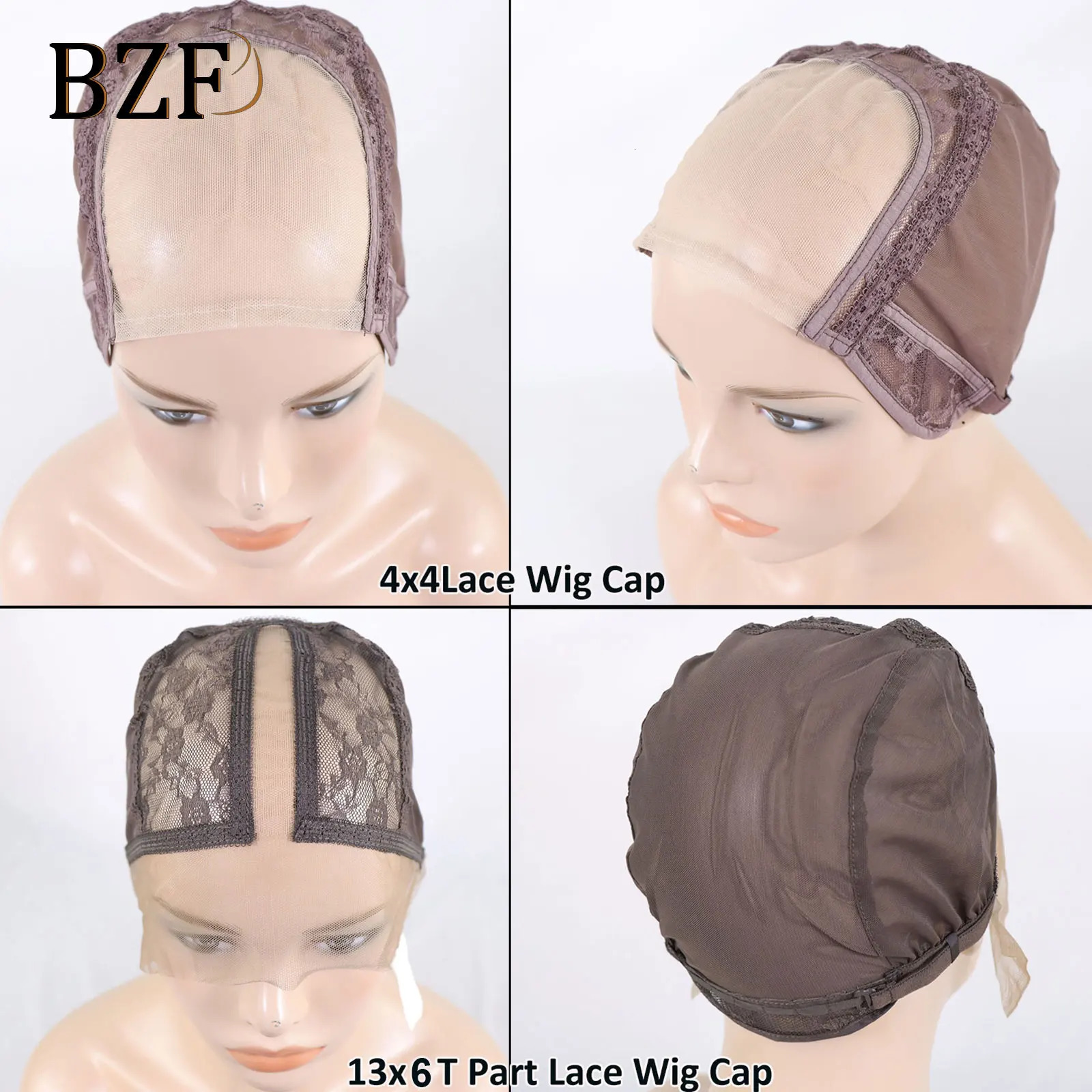 Full Lace Wig Cap Transparent Swiss 360 Lace Frontal Wig Caps For Making Wigs Ventilated 13x6 Lace Weaving Net Cap Accessories 250214