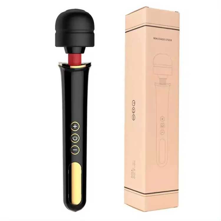 Multipurpose massage stick made of silicone material 10 frequency 5-speed USB charging vibrator waterproof and silentXJ250218