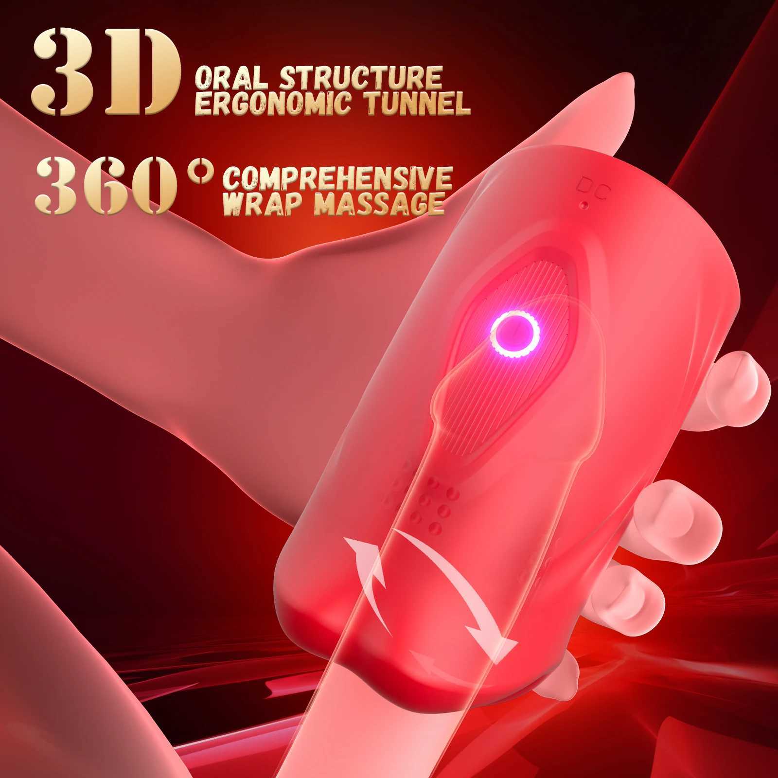 Male Masturbator Penis Training Vibrator Men Glans Massage Stimulator with 9 Vibration Delay Training Exerciser Adult Sex Toy 8 W250218