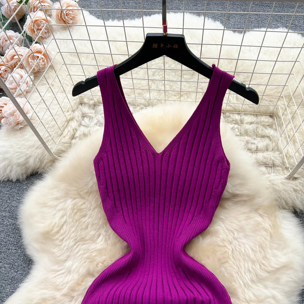 YuooMuoo Chic Fashion Sexy Wrap Hips Split Knitted Autumn Dress Women Slim Elastic Bodycon Long Dress Streetwear Outfits Vestido 250217