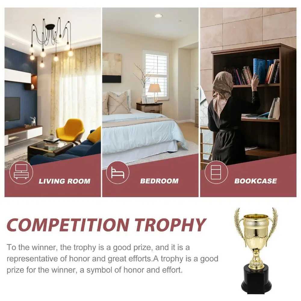 Childrens Trophy Awards Competition Soccer School Rewarding Supply Winner Award Trophy Toy Plastic Model Small Prize Cup W250217
