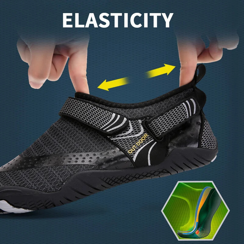 Men Water Shoes Women Wading Sneakers Drainage Barefoot Beach Aqua Shoes Quick Dry Fitness Yoga Shoes Sea Diving Swim Sandals 250217