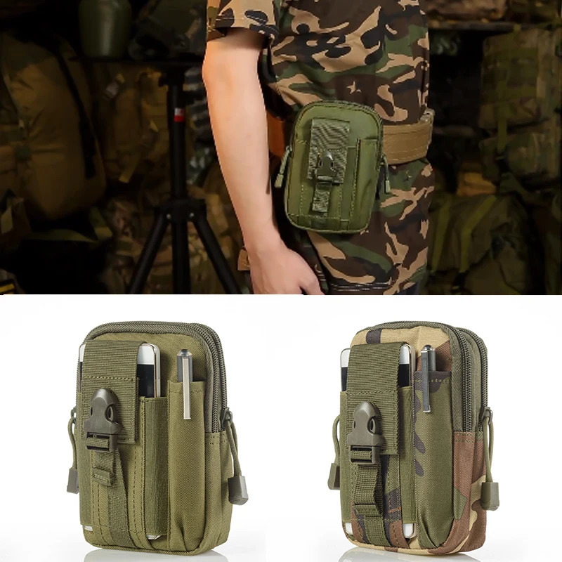 Outdoor Survival Tool Kit Military Pouch Oxford Pack Multiple Pockets Waist Camping Equipment Hiking Bag Backpack 250118