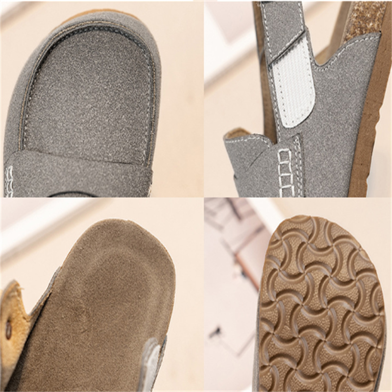 Kids Designer Sandals Boys Girls Summer Slippers Size 26-35 Child Shoes Retro Children Baotou Wood Bottom Sandal Fashion Non-slip Slides z250513