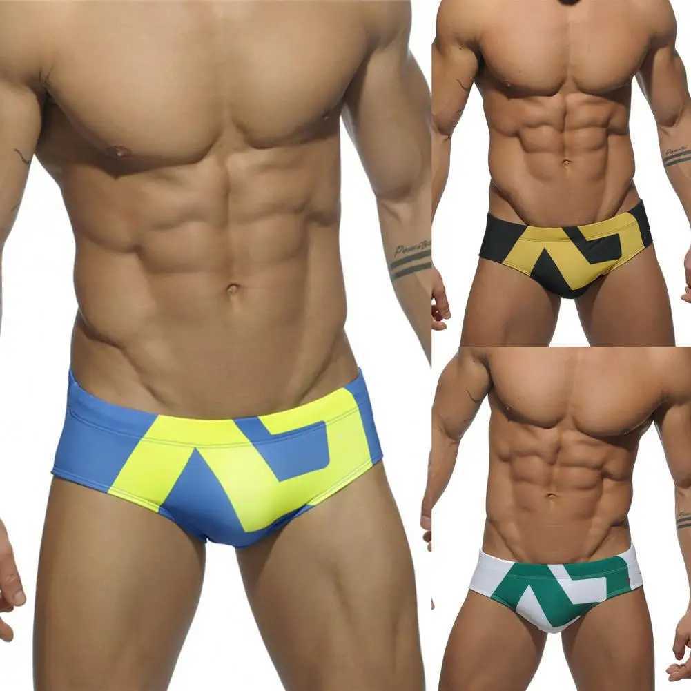 Terrific Summer Men Swimwear Low Waist Intimacy Good-looking Swimming Shorts Men Swimming Shorts Mens Briefs Swimming Trunks M250218