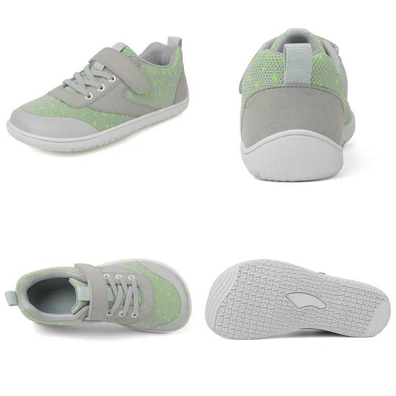 GudaFoot Kid Wide Width Barefoot Shoes | Boys/Girls Minimum Elastic Opening Sneakers | Flexible- Zero Drop Sole Z250217