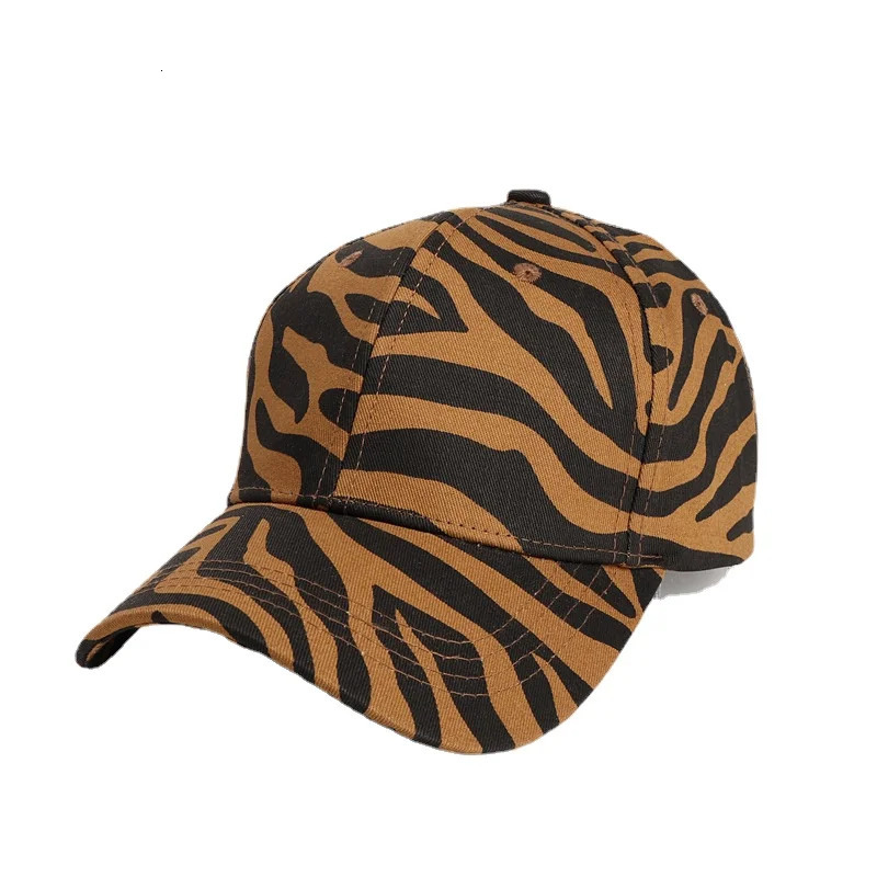 Unisex Leopard Print Zebra Print Baseball Cap Hip Hop Cap Mens Womens Animal Print Sun Hat Adjustable Cap Gorras 250218