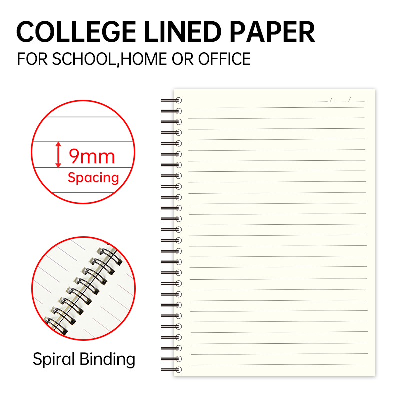 Premium B5 Coiled Journal for Schoolwork and Office Use