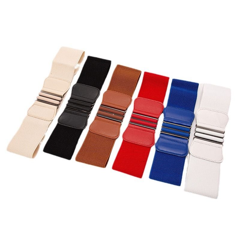 Elegant Women's Elastic Cinching Belt for Skirts and Jackets Chic Korean Design