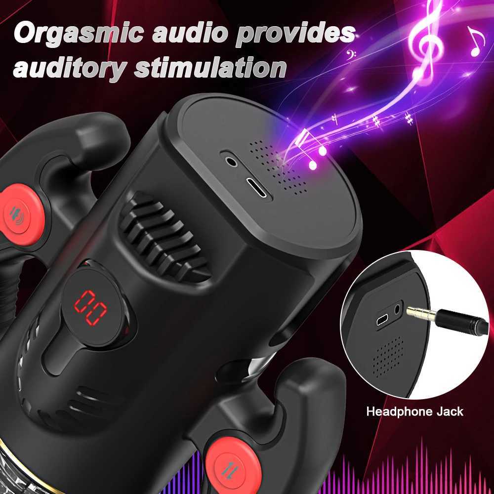 Automatic Male Masturbator Cup for Men 9 Sucking Thrusting Rotating Modes Vibrator Pocket Pussy Penis Oral Sex Toys Machine Men W250621