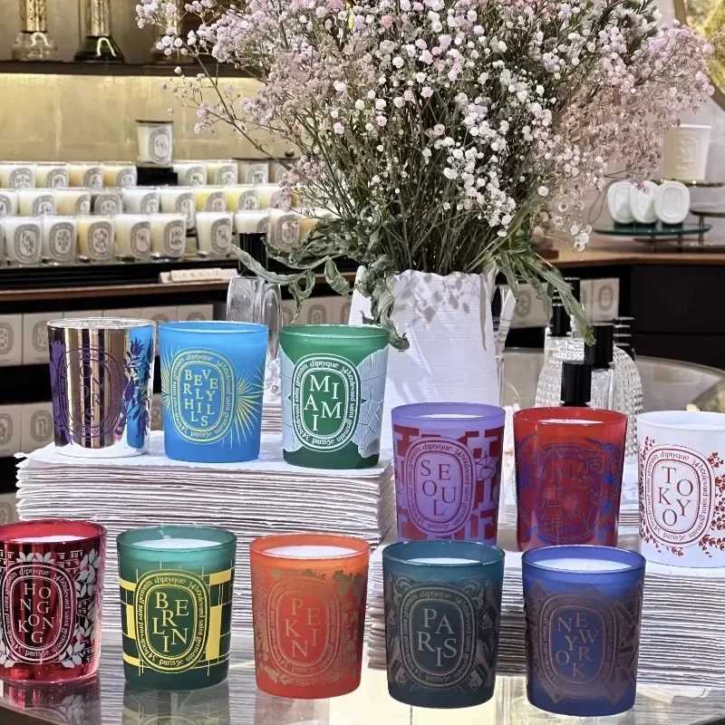 Candles Romantic Limited City Scented Fragrance Candle Light Gift High Quty Aromatherapy Perfume Aroma Home Decor X250218