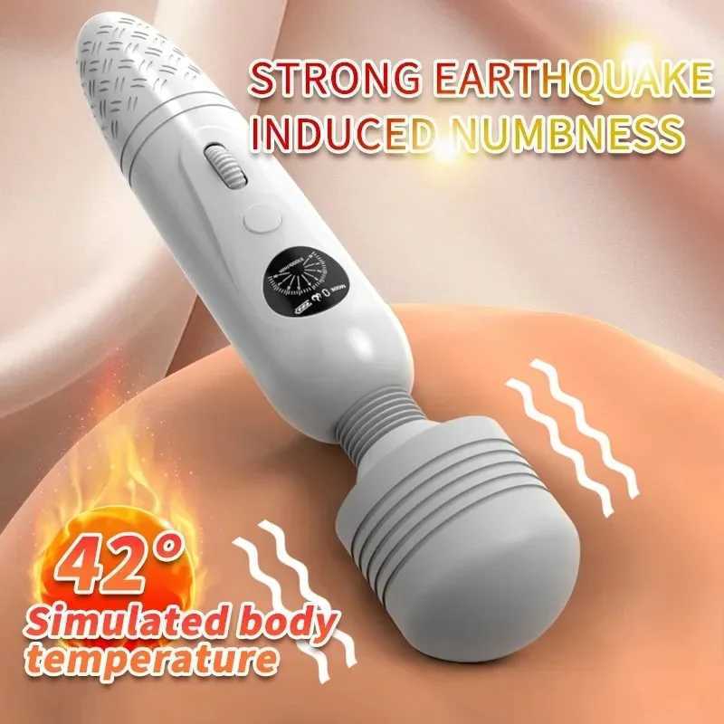 Heating Wand Massager For Sensual Plea Female Masturbator Self-plea And Couples Play For Women Clit Stimulator Sex ToyXJ250218