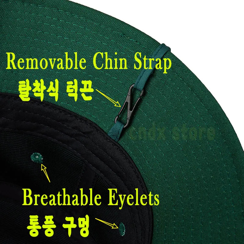 Big Head Bucket Hat 60-63cm Large Size Men Chin Strap Summer Cotton Sun Hat UPF50 Windproof Wide Brim Outdoor Cap Women 54-57cm 250218