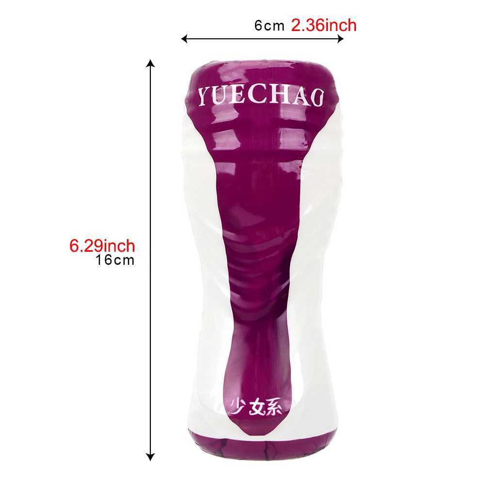 Adult product soft silicone male masturbator reusable sex cup real cat sex toy W250218