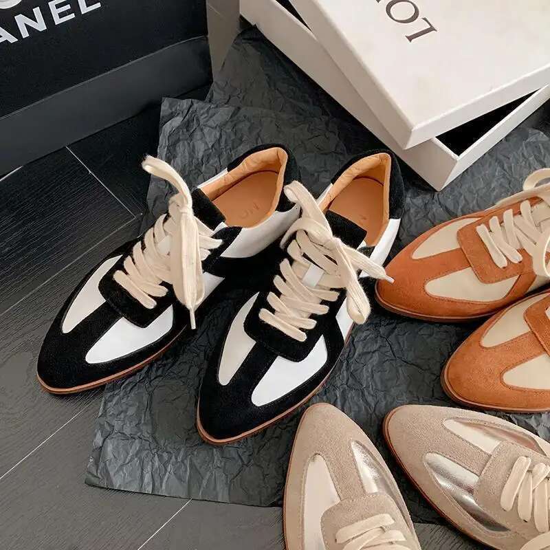 Retro Casual Pointed Flat Shoes 2025 Spring New Single Shoe Women