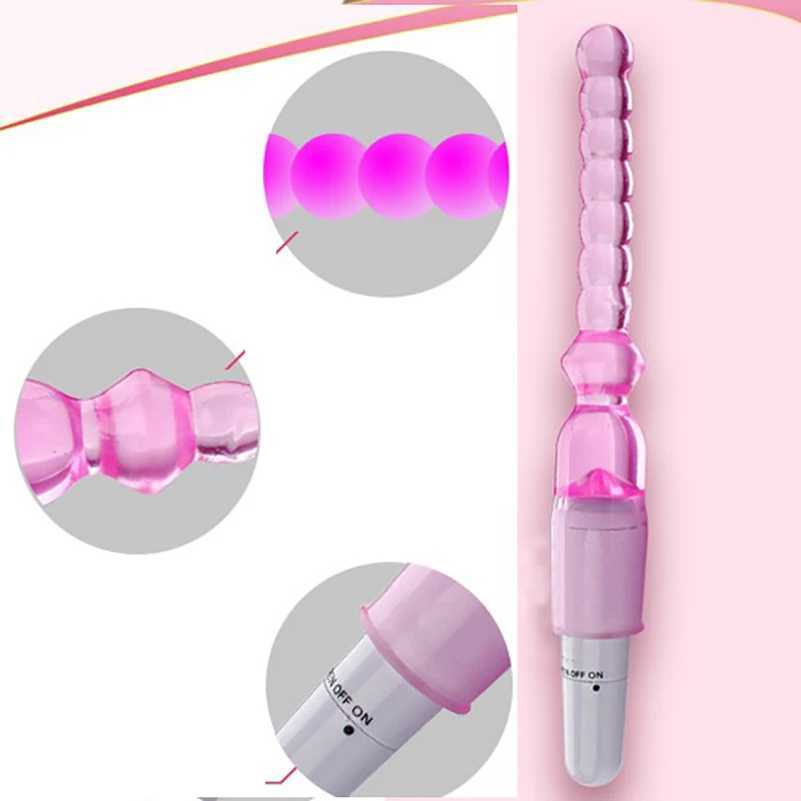 anal beads vibrator Gspot Massager Stick girl solo Masturbation buttplug Vibrating Brush AV Orgasm Squirt Stick Sex ToysXJ250218
