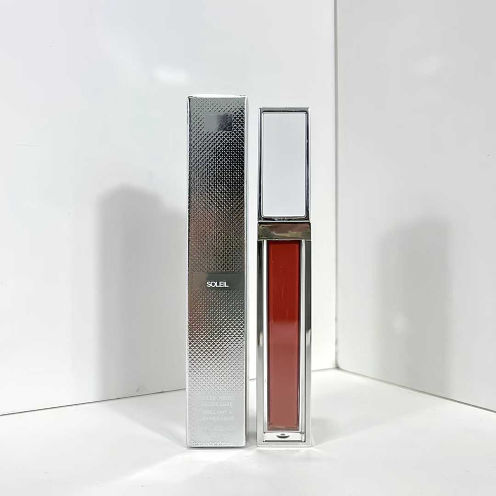 TOP Brand Soleil Gloss Luxe Brillant Lip Glaze Makeup Lip Matte Lip Gloss Moisture Velvet Lip Lasting Lipstick Moisturizing Cosmetics LIP VOLUMIZER Liquid Lipstick