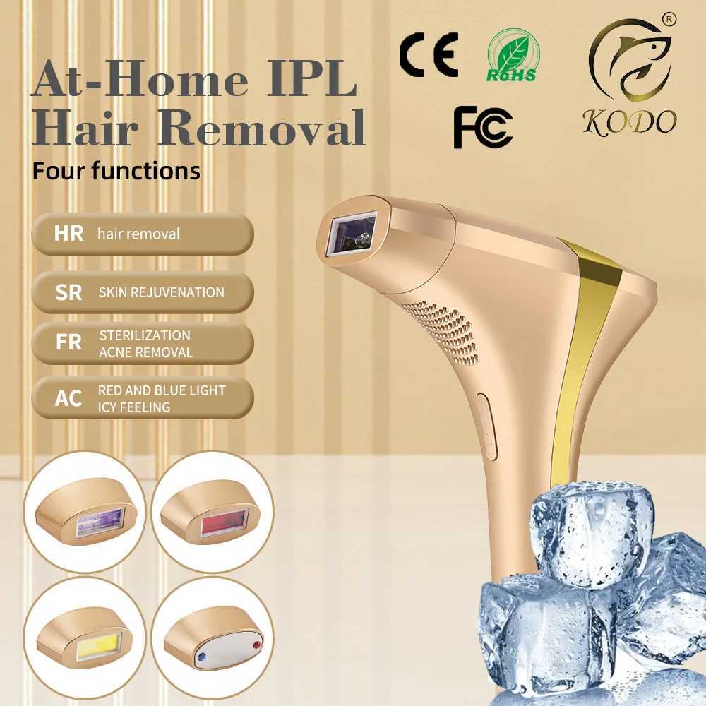 KODO 2024 High-end customization ice Laser Hair removal Laser Epilator Permanent IPL Painless Photoepilator 4 in 1 face and body Z250218