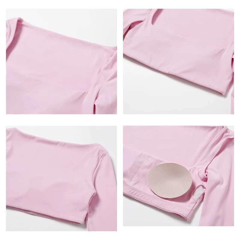 Hearuisavy Casual Quick Dry Sportswear Square Neck Gym Women Fiess Sports Crop Top Female Long Sleeve Yoga Clothing