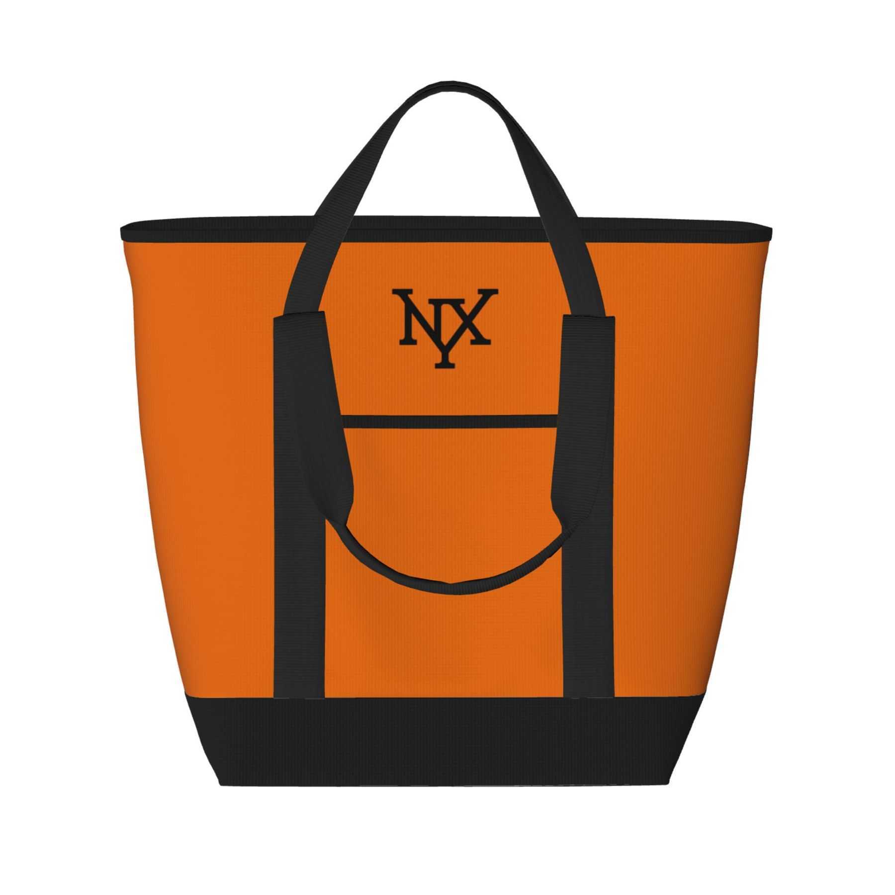 NXY Simple Large Capacity Insulated Tote Bag Solid Color Shopping Bags Women Designer Beach Bags Outdoor Camping Picnic Handbags 250218