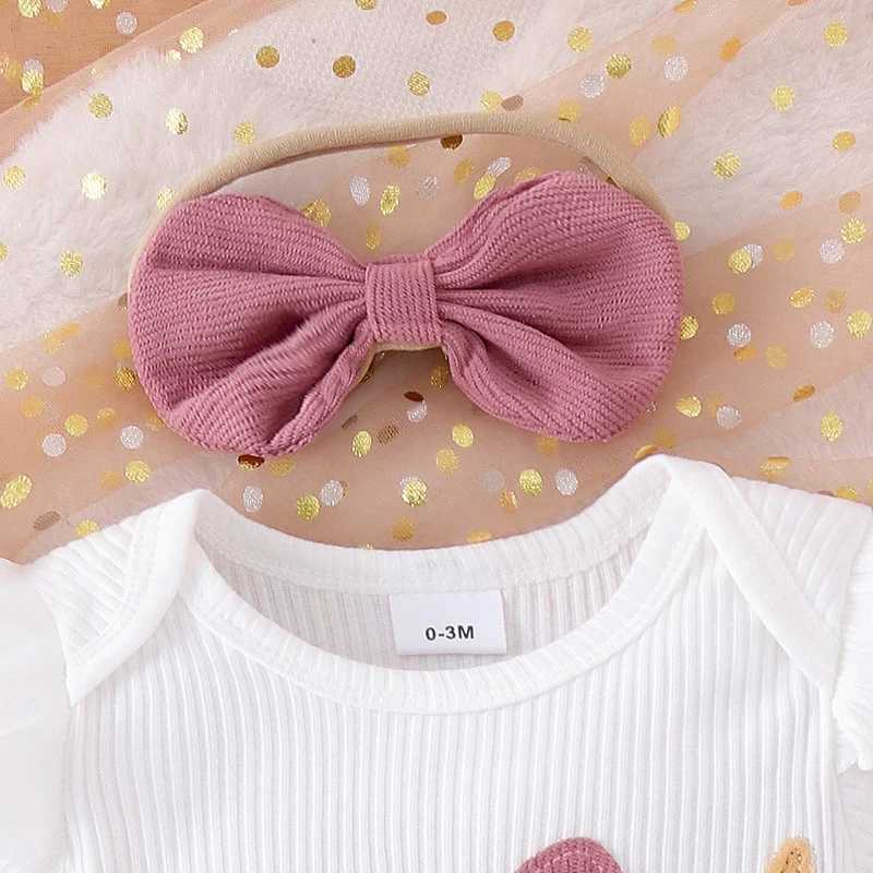 Able Toddler Girls sleeveless floral print jumpsuit with ruffled trim matching technique and bow headband set perfect for summer fun W250218