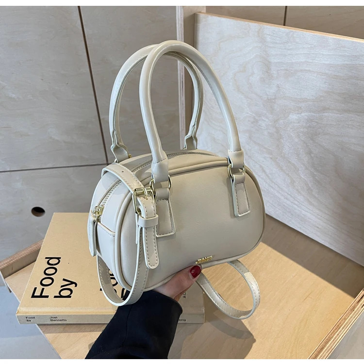 PU Leather Retro Mini Crossbody Bag for Women Korean Fashion Lady Soft Handle Daily Handbags Classic Red Bridal Bag 250217