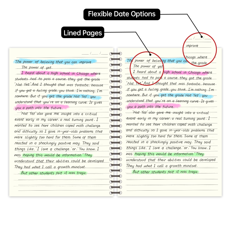 Premium B5 Coiled Journal for Schoolwork and Office Use