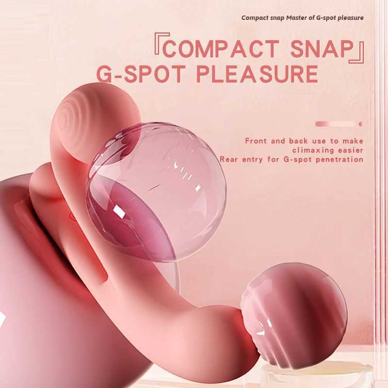 Snail Vibrators For Women Clitoris Stimulator 10 Modes Vagina Insertion Massager Silicone Vibrating Stick Female Adult Sex ToysXJ250218