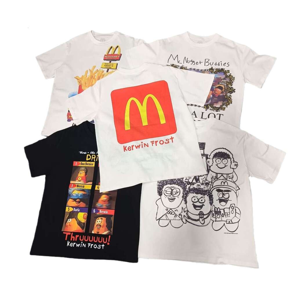 Meichao High Street Fun Pattern Short Sleeve Top for Summer