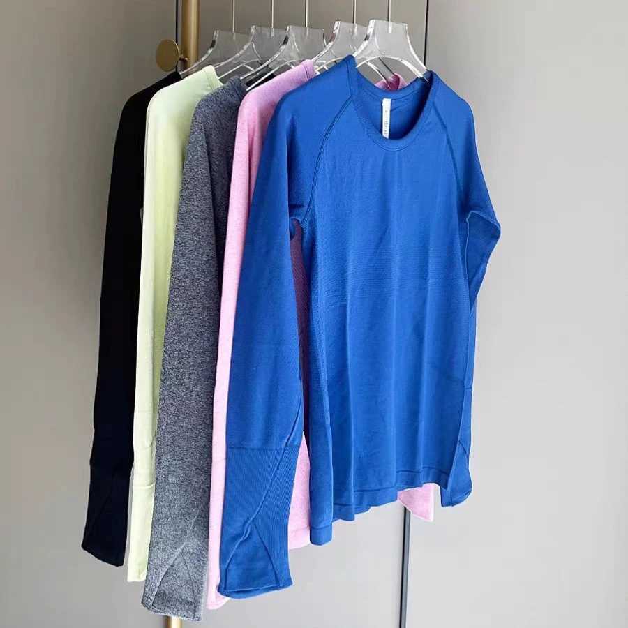 Active Shirts Tees Lemon Swiftly Tech 2.0 Women Sports Long Sleeve T-Shirt Breathable Quick-drying Running Long Sleeve Shirts Top H25218