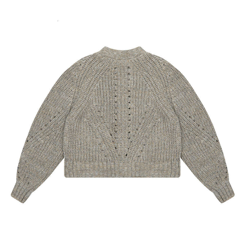 Embroidered Vintage Thick Thread Wool Blend Cardigan, Knitted Sweater, Outerwear For Women